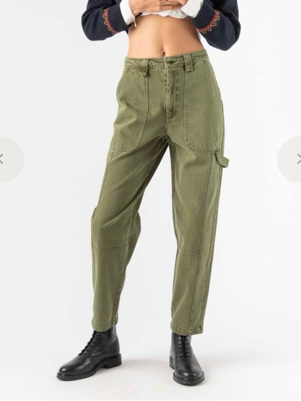 Alex Mill Olive Green Utility Pants